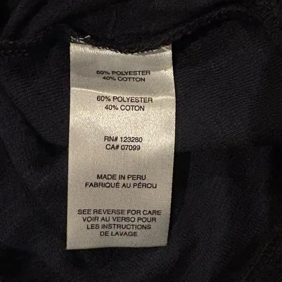 NEW Travis Mathew Navy Hoodie Social Jet Lag Graphic Pullover Size Medium NWOT - Picture 5 of 5